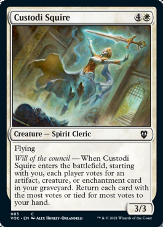 Custodi Squire [Innistrad: Crimson Vow Commander] | Card Citadel