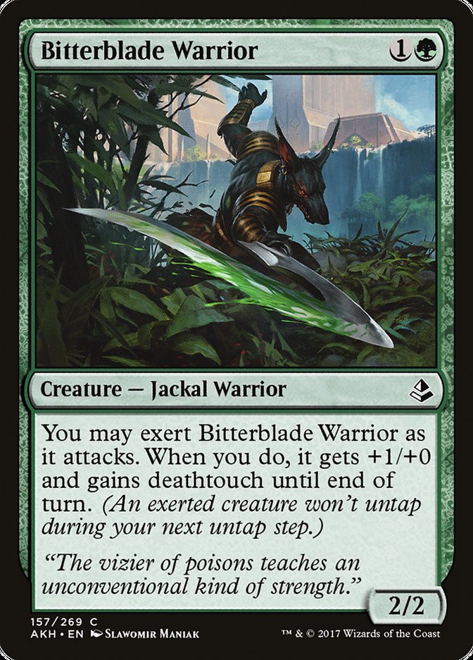 Bitterblade Warrior [Amonkhet] | Card Citadel