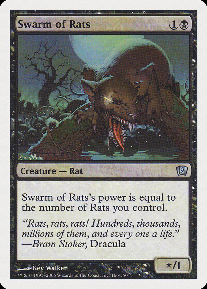 Swarm of Rats [Ninth Edition] | Card Citadel