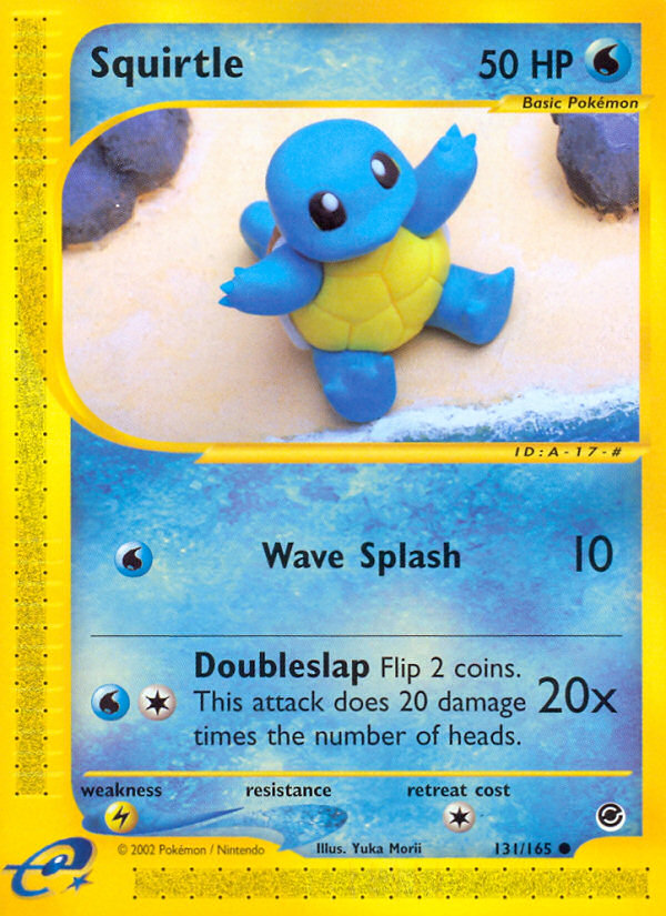 Squirtle (131/165) [Expedition: Base Set] | Card Citadel