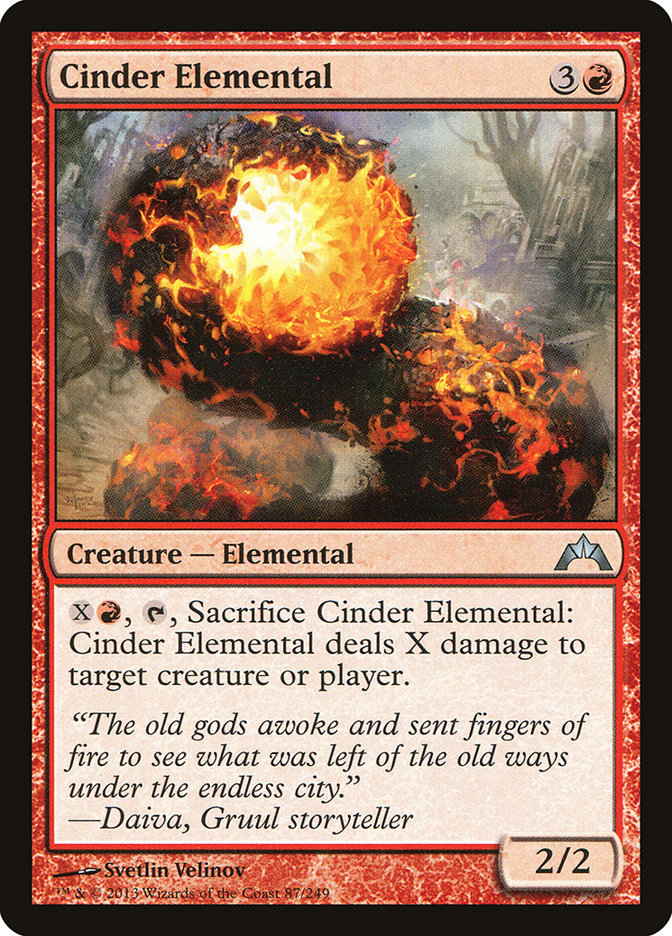 Cinder Elemental [Gatecrash] | Card Citadel