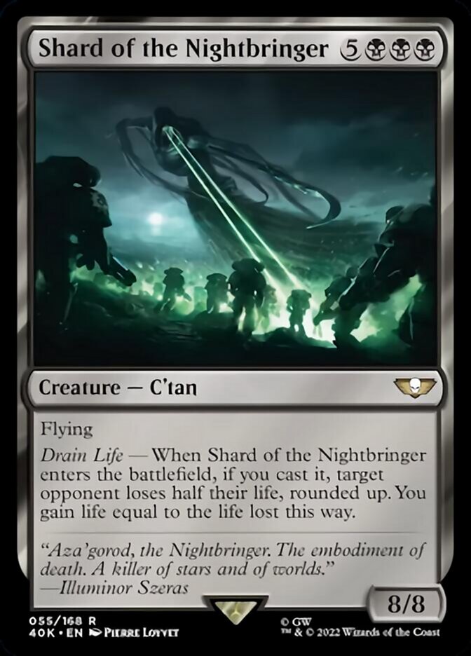 Shard of the Nightbringer (Surge Foil) [Universes Beyond: Warhammer 40,000] | Card Citadel