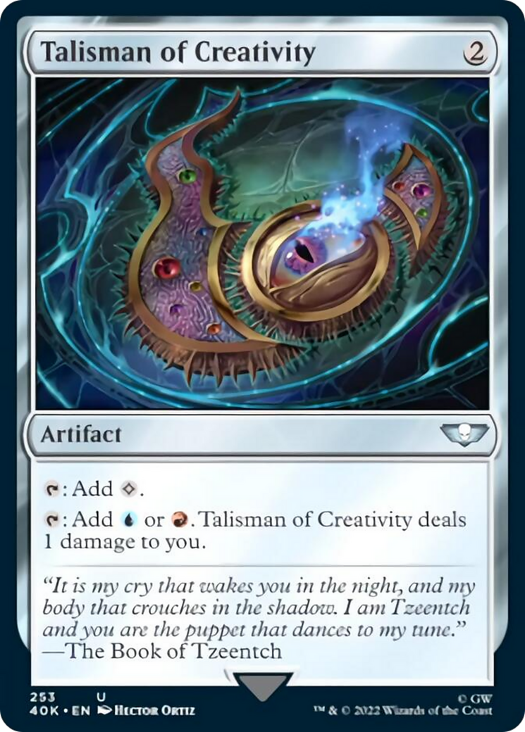 Talisman of Creativity [Universes Beyond: Warhammer 40,000] | Card Citadel