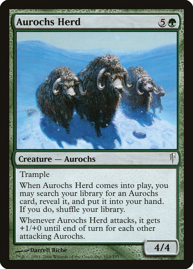 Aurochs Herd [Coldsnap] | Card Citadel