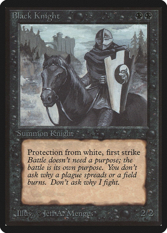 Black Knight [Limited Edition Beta] | Card Citadel