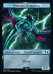 Tyranid (017) // Tyranid Gargoyle Double-sided Token (Surge Foil) [Universes Beyond: Warhammer 40,000 Tokens] | Card Citadel