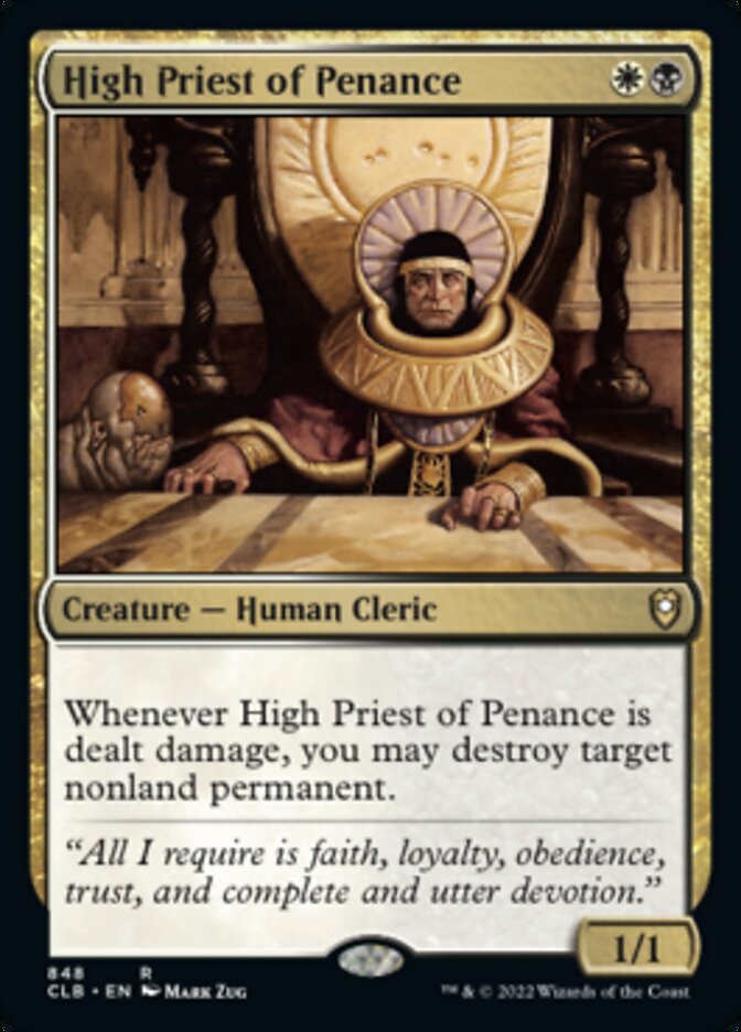 High Priest of Penance [Commander Legends: Battle for Baldur's Gate] | Card Citadel