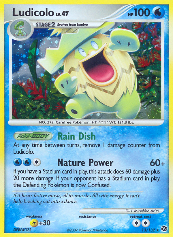 Ludicolo (13/132) [Diamond & Pearl: Secret Wonders] | Card Citadel