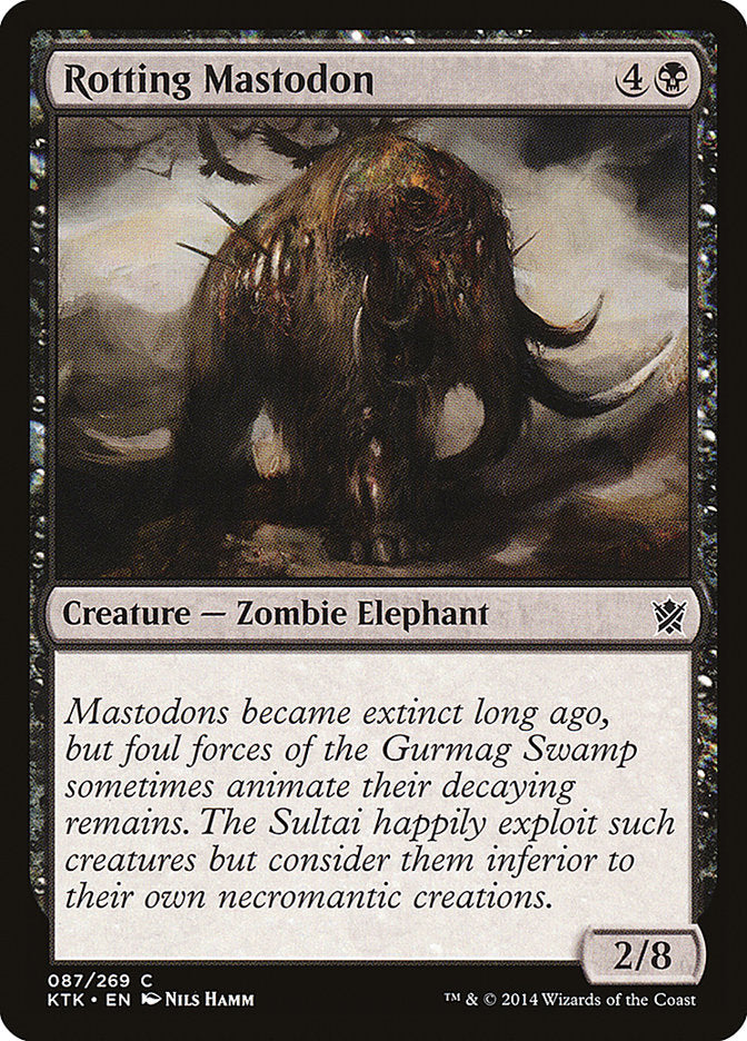 Rotting Mastodon [Khans of Tarkir] | Card Citadel