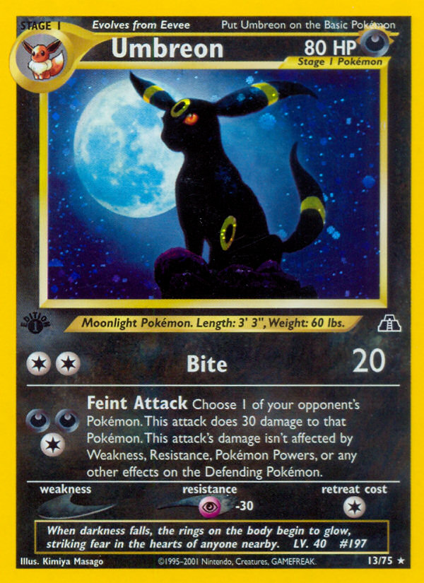 Umbreon (13/75) [Neo Discovery 1st Edition] | Card Citadel