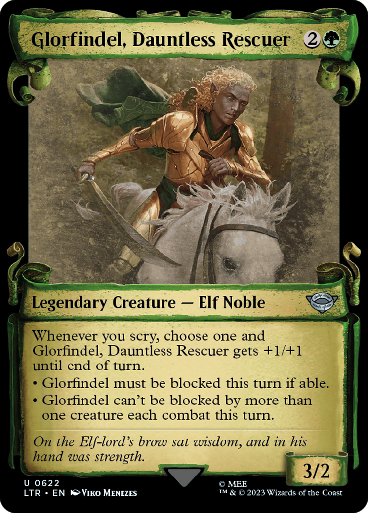 Glorfindel, Dauntless Rescuer [The Lord of the Rings: Tales of Middle-Earth Showcase Scrolls] | Card Citadel