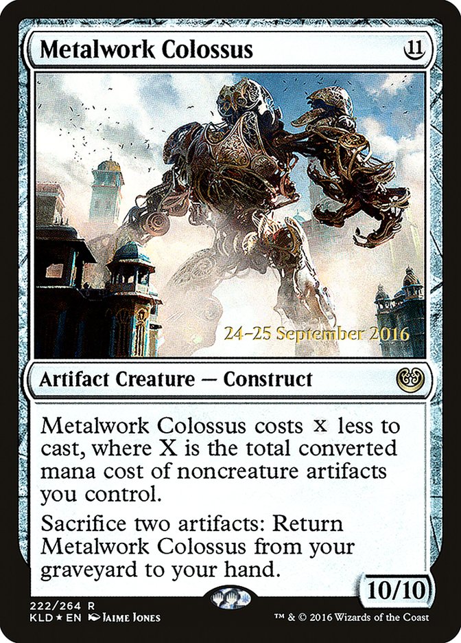 Metalwork Colossus [Kaladesh Promos] | Card Citadel