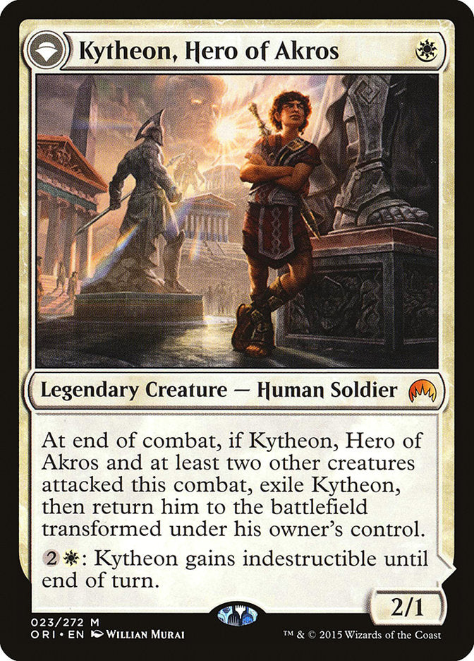 Kytheon, Hero of Akros // Gideon, Battle-Forged [Magic Origins] | Card Citadel