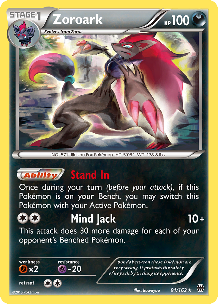 Zoroark (91/162) [XY: BREAKthrough] | Card Citadel