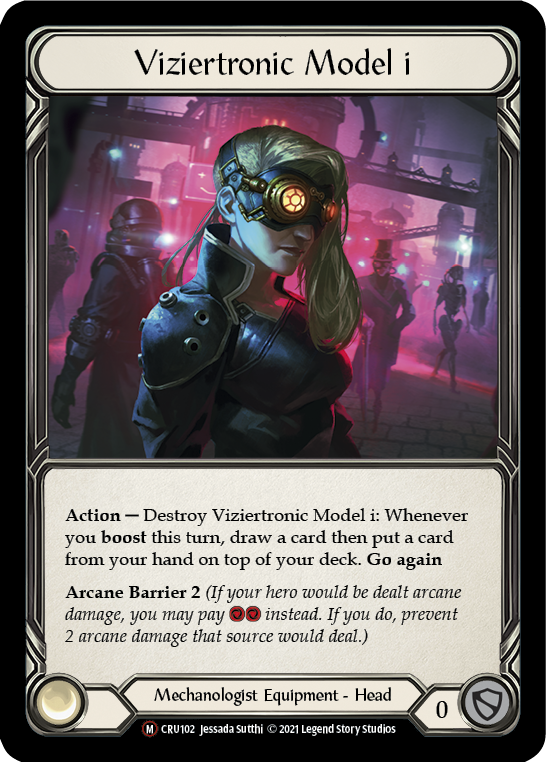 Viziertronic Model i (Rainbow Foil) [CRU102-RF] Unlimited Rainbow Foil | Card Citadel