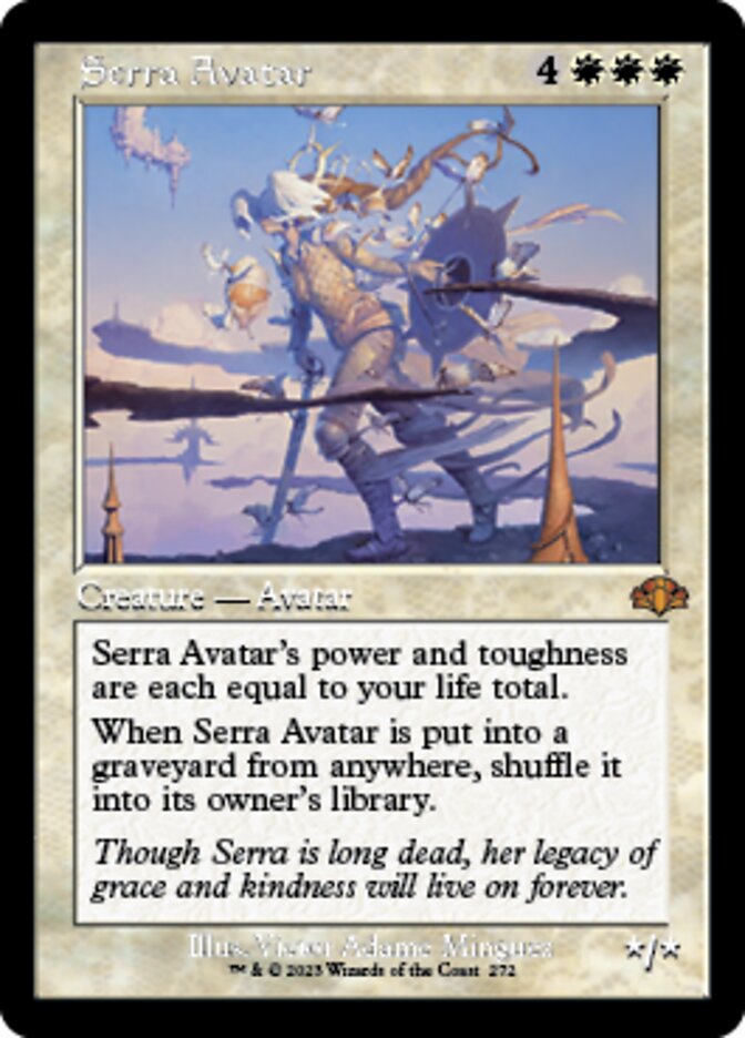 Serra Avatar (Retro) [Dominaria Remastered] | Card Citadel