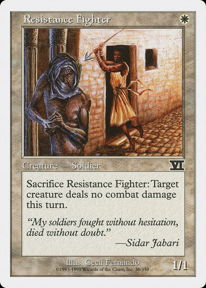 Resistance Fighter [Classic Sixth Edition] | Card Citadel