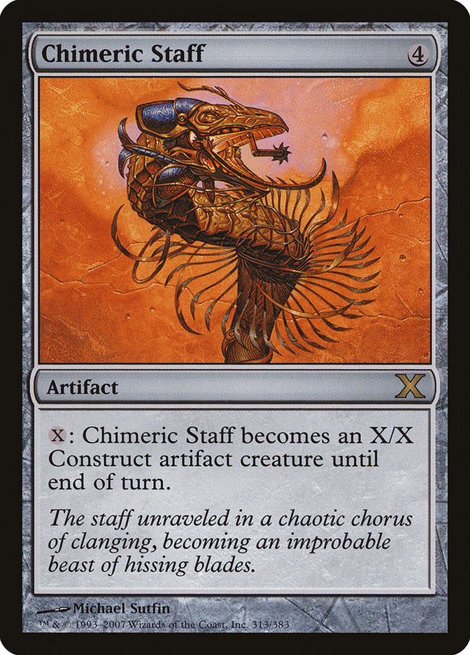 Chimeric Staff [Tenth Edition] | Card Citadel