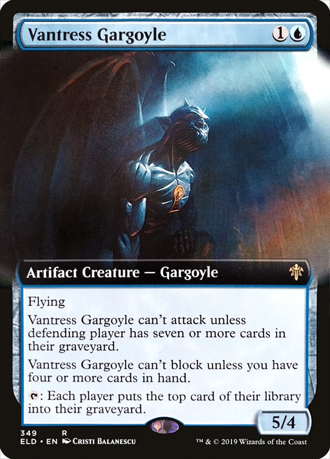 Vantress Gargoyle (Extended Art) [Throne of Eldraine] | Card Citadel