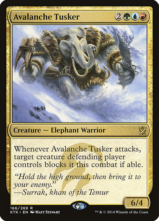 Avalanche Tusker [Khans of Tarkir] | Card Citadel