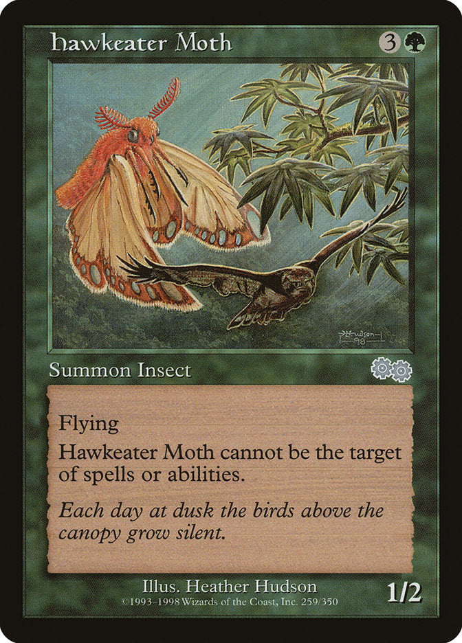 Hawkeater Moth [Urza's Saga] | Card Citadel