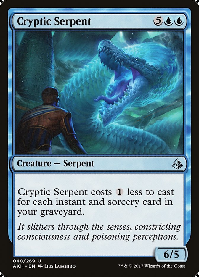 Cryptic Serpent [Amonkhet] | Card Citadel