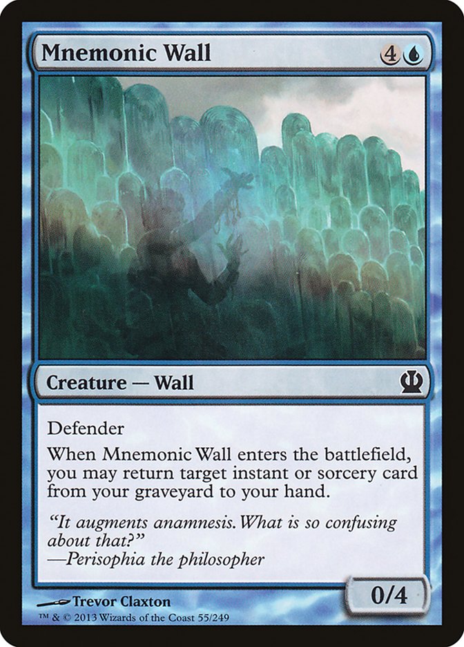 Mnemonic Wall [Theros] | Card Citadel