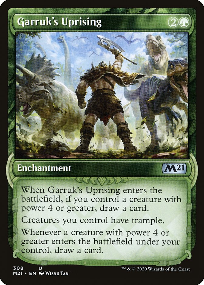 Garruk's Uprising (Showcase) [Core Set 2021] | Card Citadel