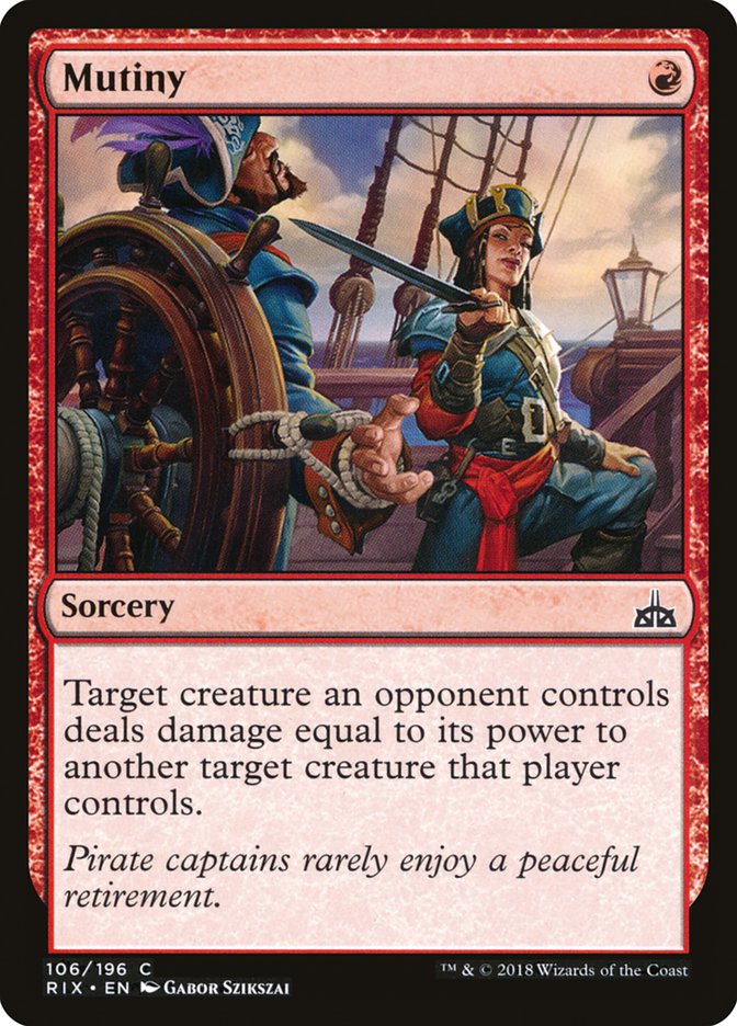 Mutiny [Rivals of Ixalan] | Card Citadel