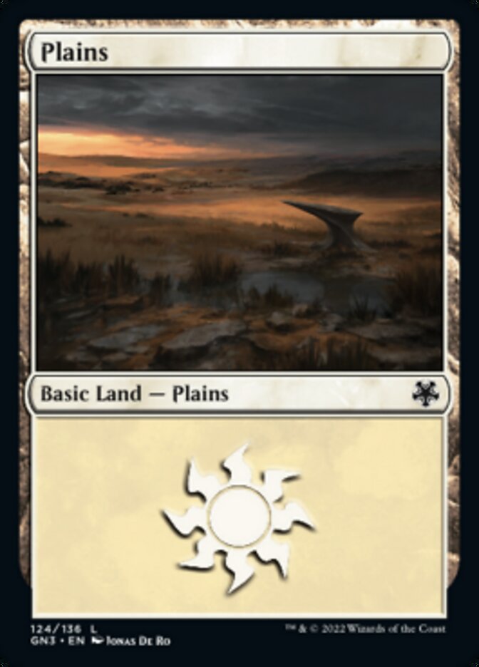 Plains (124) [Game Night: Free-for-All] | Card Citadel