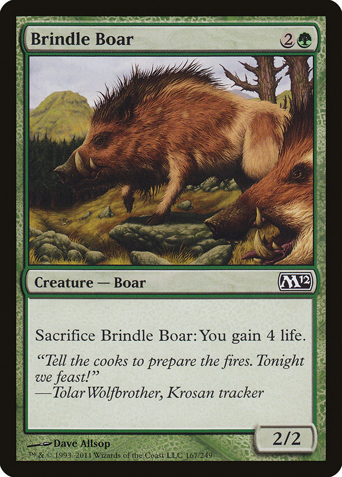 Brindle Boar [Magic 2012] | Card Citadel