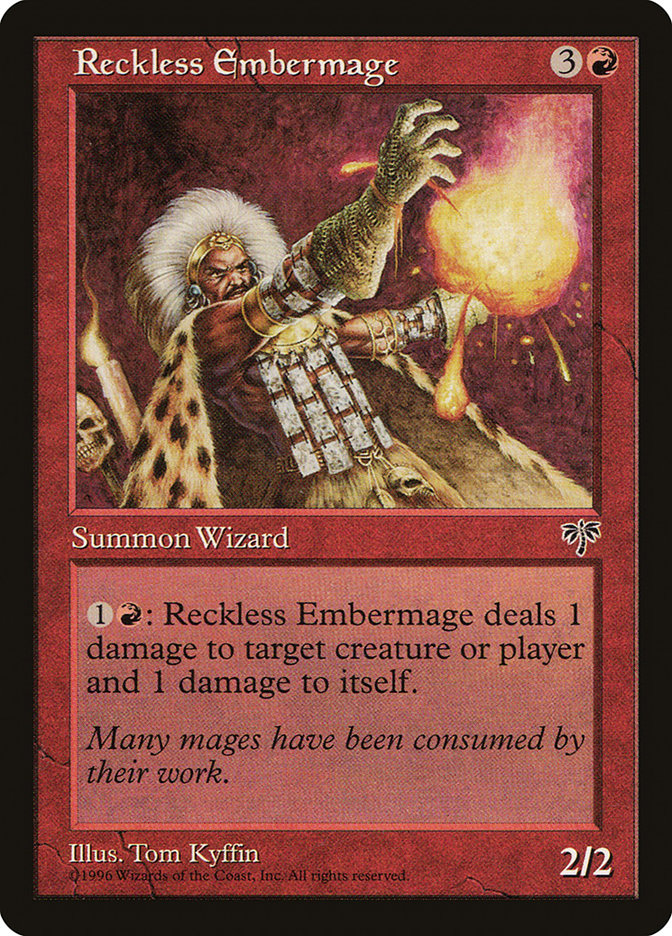 Reckless Embermage [Mirage] | Card Citadel