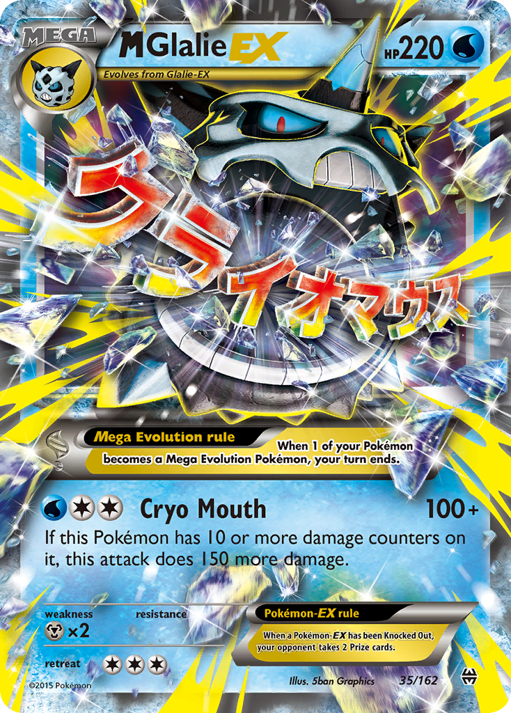 M Glalie EX (35/162) [XY: BREAKthrough] | Card Citadel