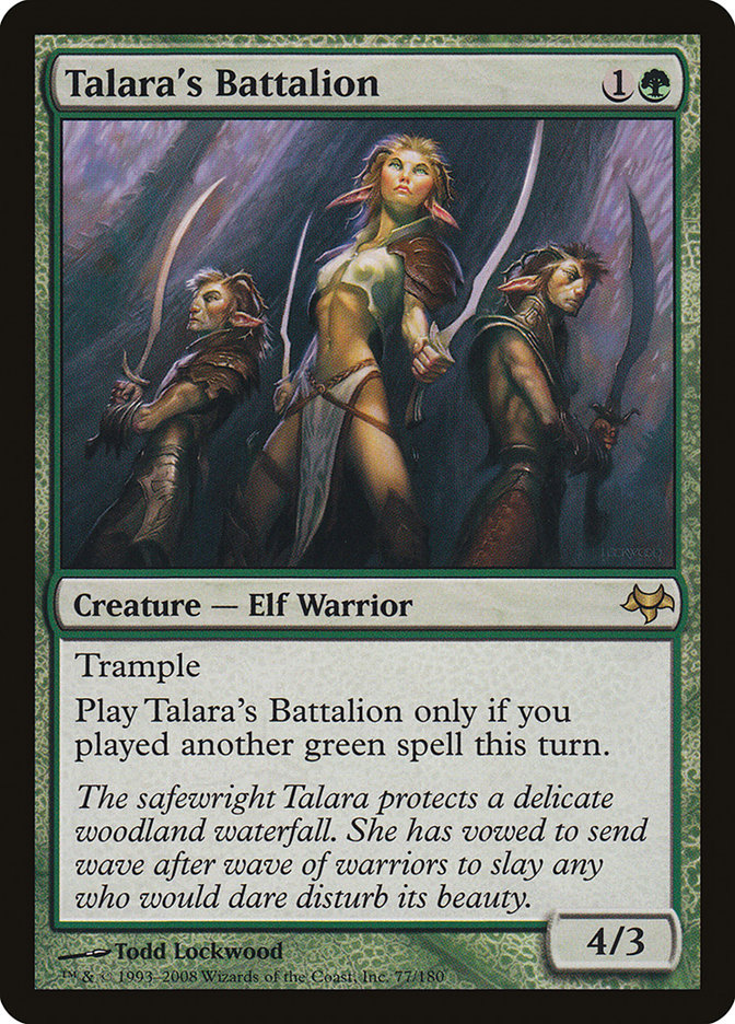 Talara's Battalion [Eventide] | Card Citadel