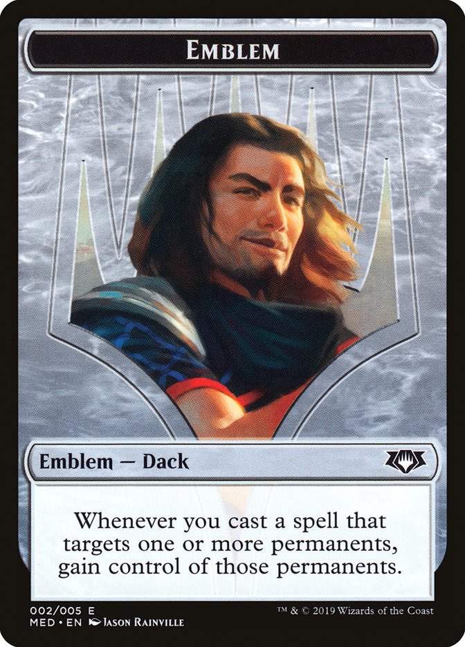 Emblem - Dack Fayden [Mythic Edition Tokens] | Card Citadel