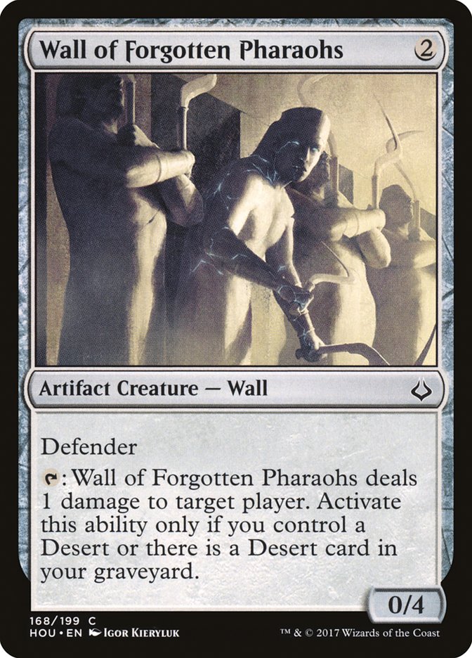 Wall of Forgotten Pharaohs [Hour of Devastation] | Card Citadel