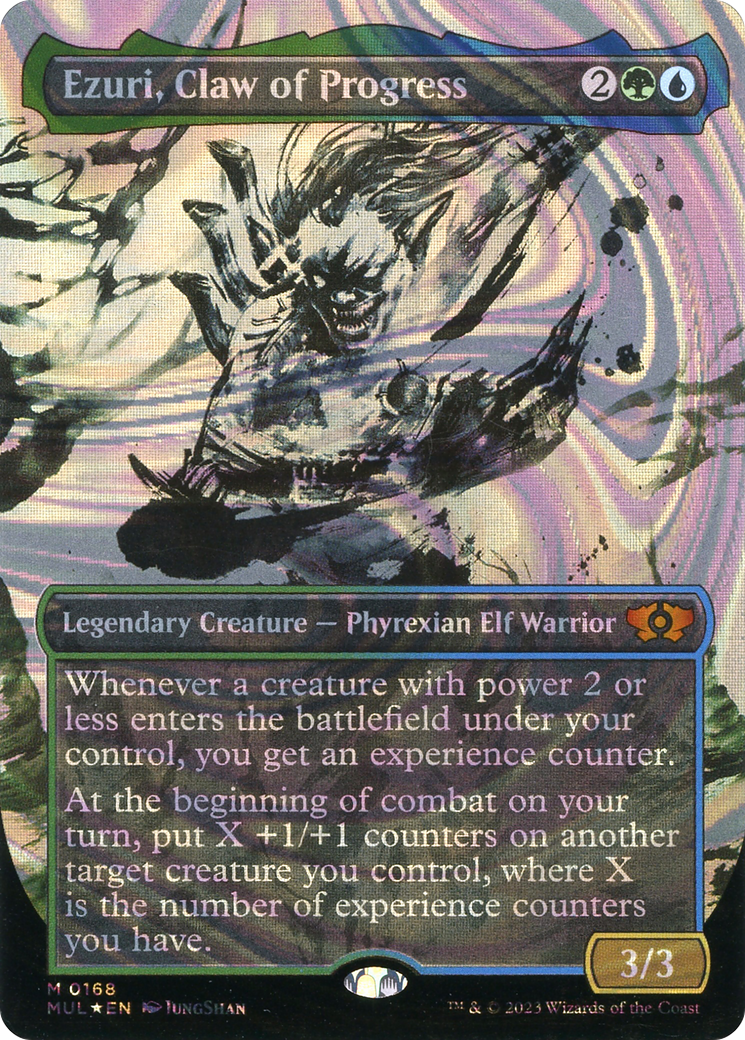 Ezuri, Claw of Progress (Halo Foil) [Multiverse Legends] | Card Citadel