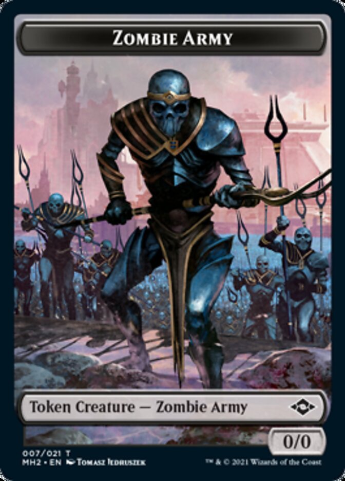 Zombie Army Token [Modern Horizons 2 Tokens] | Card Citadel