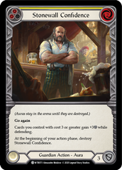 Stonewall Confidence (Yellow) [U-WTR073] (Welcome to Rathe Unlimited)  Unlimited Normal | Card Citadel