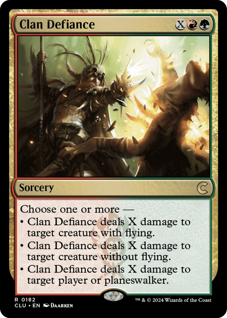 Clan Defiance [Ravnica: Clue Edition] | Card Citadel