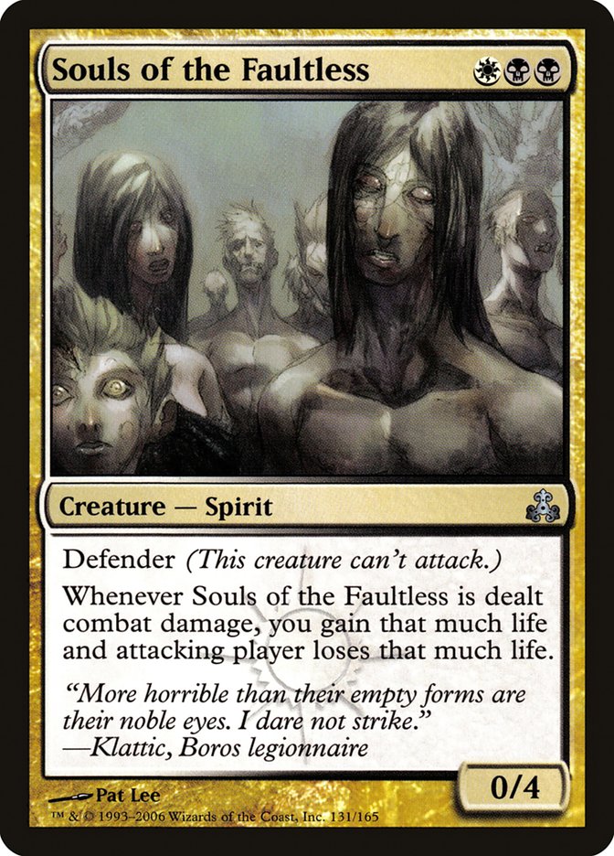 Souls of the Faultless [Guildpact] | Card Citadel