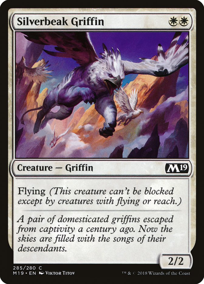 Silverbeak Griffin [Core Set 2019] | Card Citadel