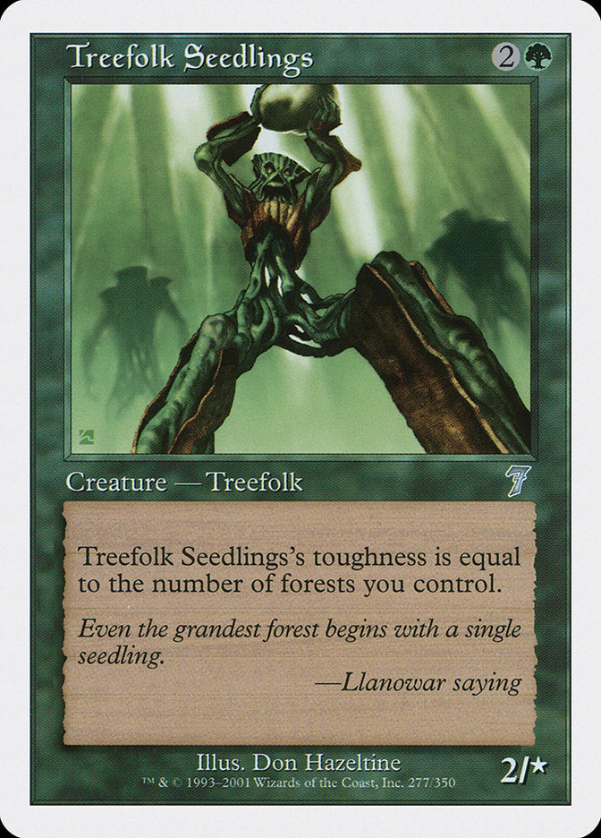 Treefolk Seedlings [Seventh Edition] | Card Citadel