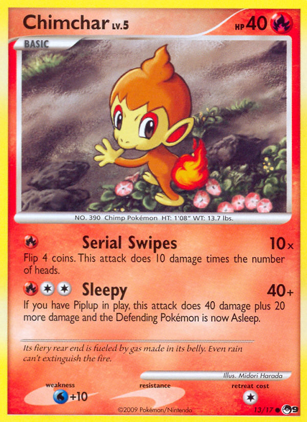 Chimchar (13/17) [POP Series 9] | Card Citadel