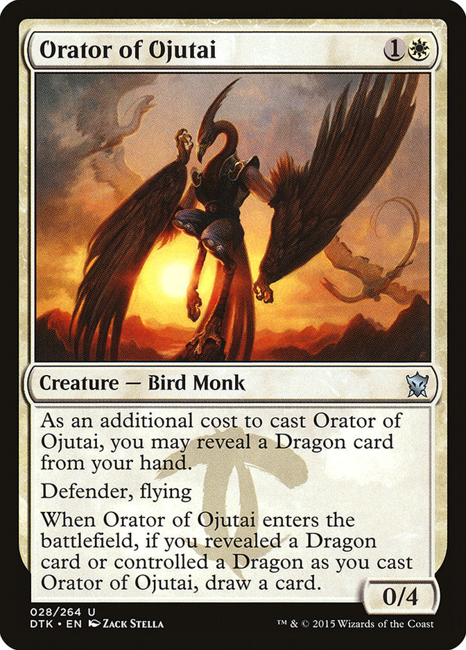 Orator of Ojutai [Dragons of Tarkir] | Card Citadel