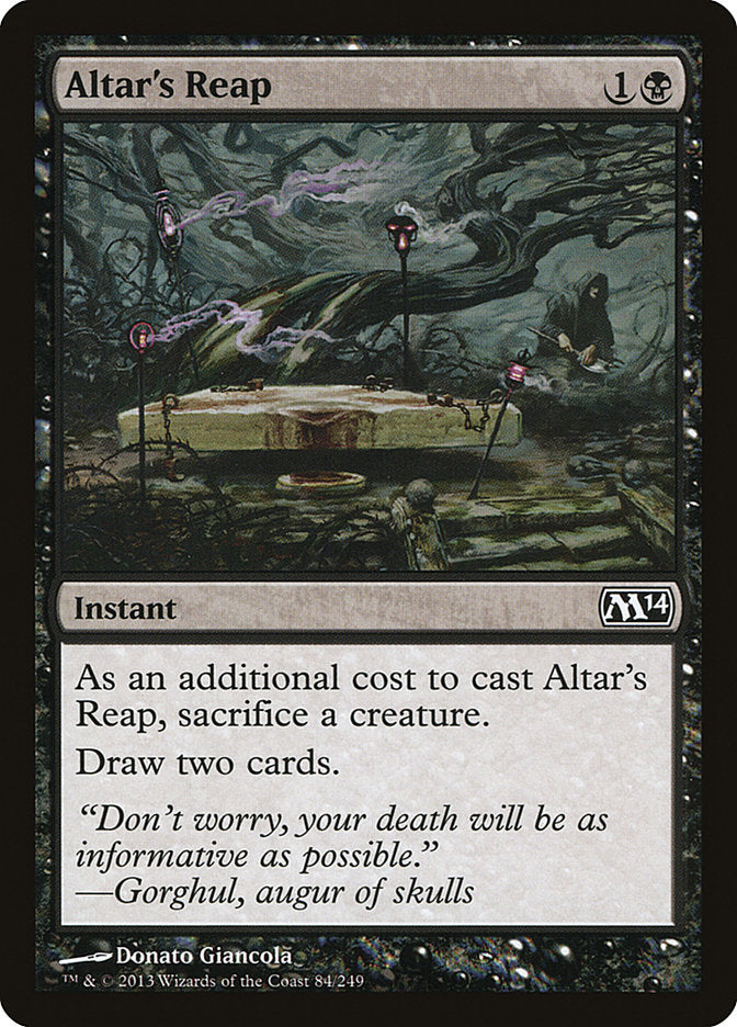 Altar's Reap [Magic 2014] | Card Citadel