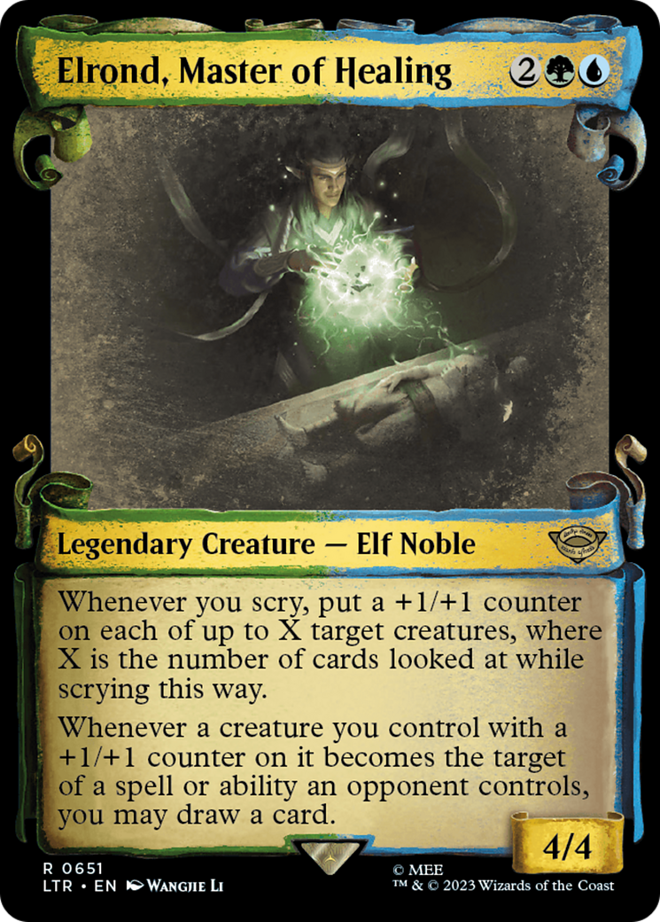 Elrond, Master of Healing [The Lord of the Rings: Tales of Middle-Earth Showcase Scrolls] | Card Citadel