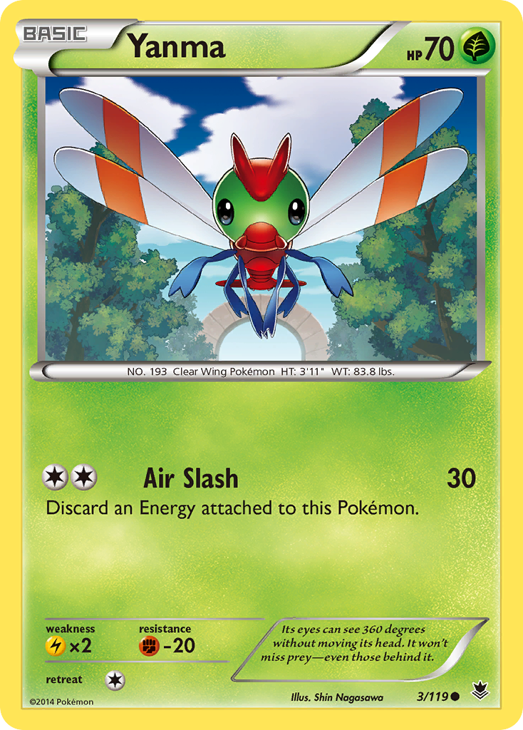 Yanma (3/119) [XY: Phantom Forces] | Card Citadel