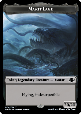 Elephant // Marit Lage Double-Sided Token [Dominaria Remastered Tokens] | Card Citadel