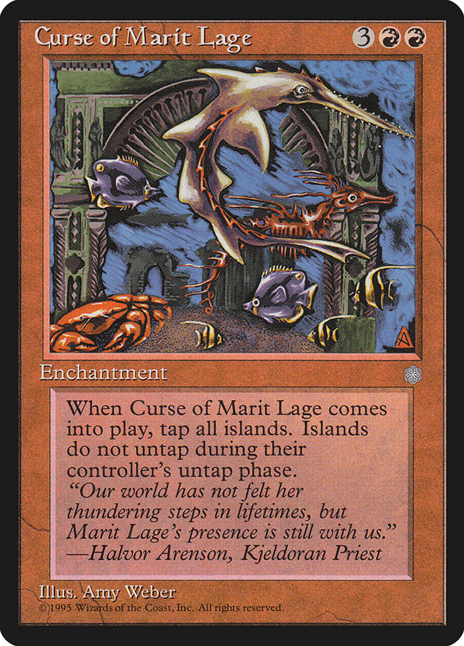 Curse of Marit Lage [Ice Age] | Card Citadel